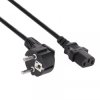 Kabel zasilający Akyga AK-PC-01S CU 3x1.5mm² CEE 7/7 / IEC C13 1.5m