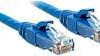 kabel LAN LINDY 48015, 1 szt., RJ45, CAT 6, U/UTP, 0.30 m, niebieski