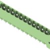 Pin header, 12 pole, pitch 5.08 mm, straight, green, 1506070000