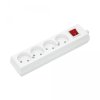 GN-460WS gniazdo elektryczne przedłużacza bez uziemienia z wyłącznikiem 4 pola