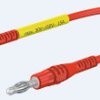 64.9289-100-22, PVC, 15A, 30 V ac, 60V dc, kolor: Czerwony, dł. 1m, Staubli