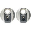Master Lock M40EURT Excell™ Stainless Steel Discus 70mm Padlock Keyed Alike x 2