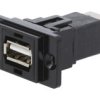 Łącznik Usb A - Usb B 2.0 Dualslim Złocony Cp30709nmb