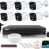 Zestaw Monitoringu Ip 6X Kamera Tubowa 2Mpx 2.8Mm + Rejestrator + Dysk 2Tb