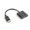 Adapter Lanberg AD-0009-BK (DisplayPort M - HDMI F; 0,10m; kolor czarny)