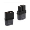 XT60H Pair - Male and Female Plugs with Covers - Black - High Current Connector