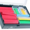 Zestaw tulei kablowej Blue, Red, White, Yellow Poliolefina, 2:1, 3:1 Shrink Ratio RS PRO 12.7 mm, 19.1 mm, 25.4 mm,
