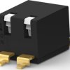 DIP switche, Off-On, 2 pole, straight, 0.025 A/24 VDC, 2319764-6