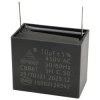 Kondensator rozruchowy do silnika 10µF 450VAC, CBB61, do druku, 47 × 28 × 39 mm, EPERS