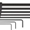 Wiha 369HZ8 8tlg wewnętrzny sześciokąt Zestaw kluczy trzpieniowych 5/64 cal, 3/32 cal, 1/8 cal, 5/32 cal, 3/16 cal, 7/32