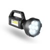 Latarka ręczna LED Solarna 7-LED XPE + COB 3W, IP65, Akumulator 1200mAh