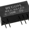 Przetwornica DC-DC, 2W, Uwe 4,5 → 5,5 V DC, Uwy ±12V dc, Iwy ±84mA, Recom