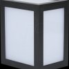 218340 LED wall light fixture, 12 W, 4000 K, IP65, black