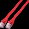 K5545RT.0,5 Cat.6a flat patch cable, U/FTP, 0.5m, red