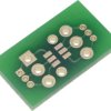 Circuit board, 10 x 18 mm, pitch 2.54 mm, double-sided, FR4 epoxy, Cu 35 µm, BYB-3-11H6002
