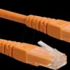 21151537 Patch cable Cat. 6, UTP, orange, 1 m