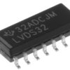 Odbiornik LVDS, 16-Pin , SOIC, wejście: LVDS, l. elementów: 4, 100MBps, 3 → 3,6 V,
