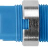 4 mm socket, flat plug connection, mounting Ø 12.2 mm, CAT III, blue, SAB 7560 NI / BL