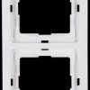 400229063 Cover frame two-way, for VENICE pure white