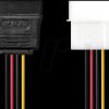 CCGB73500VA015 Molex 4-pin connector > SATA 15-pin port, 15 cm