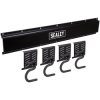 Sealey APHKIT5 Wall Mounting 4 Hook Storage Rail