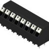 PCB terminal, 8 pole, pitch 5.08 mm, AWG 28-14, 10 A, spring-clamp connection, black, 1885080000