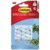 3M 17091CLR Clear Hooks with Clear Strips, Medium (Pack 2)