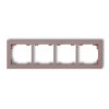 DECO Ramka poczwórna DECO Pastel Matt lawendowy 42DR-4