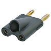Rean NYS508-B Adapter Black 1pc Robust Design
