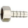 Screw-on hose nozzle, L 44 mm, 60 bar, stainless steel, for hose, 111784