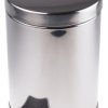 Pojemnik na odpady 5L, kolor: Chrom, materiał: Stal nierdzewna, RS PRO