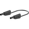Stäubli 662014-07521 SLK-4N-F25 test lead 75 cm black flexible stackable plugs