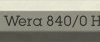 Bity Hex-Plus 840/0 Micro do śrub z gniazdem sześciokątnym, 2 x 30 mm, WERA 05058111001