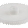 Koło zębate walcowe l.zębów: 72 1 POM śr. otworu: 8mm śr. piasty: 18mm