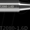 T2080-1.6D Soldering tip, 1.6 mm, chisel-shaped, straight