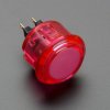 Adafruit Arcade Button - 30mm Translucent Pink