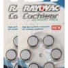 12 x bateria cynkowo-powietrzna Rayovac 675 Cochlear (Mercury Free)