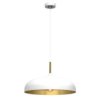 Lampa Wisząca Lincoln White/Gold 1Xe27 Mlp7899 Milagro