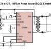 Low Noise, 1A, 1MHz Push-Pull DC/DC Driver with Duty Cycle Control