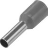 TRU COMPONENTS 1091281 Końcówka rurkowa E25-08GY, z częściową izolacją , 2.5 mm² x 8 mm, 100 szt.