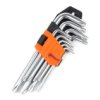 Zestaw Kluczy Imbusowych Torx , 9 Sztuk, Cr-V (25-007)