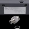 Process adapter, 6 bar/0.6 MPa, M18, G 1/2, 0.5-5 l/min for low flow rates, E40182