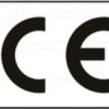 CE symbol, text: "CE", (L x W) 9 x 13 mm, plastic, 8-1768016-0