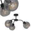 Lampa Sufitowa Sofia Smoked 3Xe27 Mlp6594 Milagro