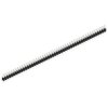 Pin header, 50 pole, pitch 2.54 mm, straight, black, MK 03 50 Z