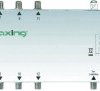 Multiprzełącznik SAT Axing SPU 512-05 Wejścia (multi-switch): 5 (4 sat/ 1 naziemne) Ilość uczestników: 12 Kompatybilność