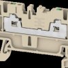 2986540000 Feed-through terminal block S2C SNAP IN, 1.5 mm², beige