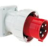 Wtyczka odbiornikowa tablicowa TE skośna 63A 5p 400V 6h IP67 27017