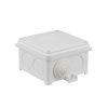 Puszka n/t hermetyczna pusta 88x88x55mm IP55 biała odporna na UV N80x80 35110206