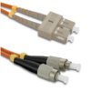 Qoltec Patchcord Światłowodowy Sc/Upc - Fc/Upc Multimode 50/125 Om2 Duplex 1M